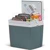 Mobicool ME24 Frigorifero Elettrico 23 Litri Grigio Mini Frigorifero 12V e 230V per Auto, Camion, Camper, Barca e Presa