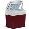 Mobicool ME27 - Frigorifero elettrico, 26 litri, colore vinaccia, mini frigorifero 12/230 V, per auto, camion, barca, tempo libero e campeggio