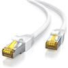 CSL-Computer CSL - Cavo di rete CAT 7 da 2 m, Gigabit Ethernet, LAN, 10000 Mbit, cavo patch Cat.7, cavo RAW S FTP PIMF, schermatura con connettore RJ 45, switch router, modem access point