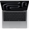 Apple MacBook Pro 2023 M3 | 14.2 | M3 8-Core CPU | 10-Core GPU | 8 GB | 1 TB SSD | grigio siderale | DE
