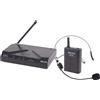 RADIOMICROFONO UHF WIRELESS CON ARCHETTO PER CANTO SPORT FITNESS EIKON WM101HV2