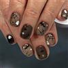 Evadollina Halloween Nägel, 24 Stück Geist Press on Nails, Halloween Nails, Nägel Zum Aufkleben, Kunstnägel zum Aufkleben (Typ B)