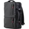 IN TEMPO Zaino Travel Backpack Drop2Go gomma antipioggia dim. 30x15x45cm nero InTempo