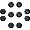TopHomer 10 Pezzi di Copertura per Ventilazione in Acciaio Inox, Griglia per Aerazione Concava da 25mm, Griglia per Guardaroba, Armadio e Libreria