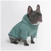 Spark Paws Felpa con cappuccio per cani - Maglione per cani di taglia piccola, media e grande | Abiti caldi per Bulldog Francese, Pitbull, Cucciolo, Giacca invernale alternativa, colore: verde acqua