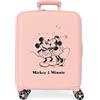 Disney Mickey & Minnie Kisses Nude 40x55x20 cm ABS rigido Chiusura TSA integrata 38.4L 2.82 kg Bagaglio a mano 4 doppie ruote
