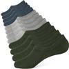 CLOSEMATE 6 Paia Fantasmini Uomo Donna in Cotone Traspiranti Antiscivolo