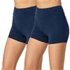 Merry Style Pantaloncini Donna 2Pack MS10-359(2Pack Blu Marino/Blu Marino,S)