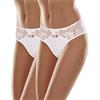 Merry Style Slip a Vita Bassa Donna MSGAB17 ((2Pack) Nero/Bianco, 46 (Taglia Produttore: L))