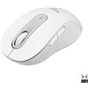Logitech Signature M650 L for Business, Mouse wireless per mani grandi, Logi Bolt, Bluetooth, SmartWheel - Bianco
