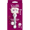 Gillette Venus Pro ComfortGlide Sugarberry Rasoio Da Donna Con Idratante Olay, Confezione Con 1 Lamette Di Ricambio, Manico in Metallo Riutilizzabile e Supporto Per Doccia