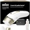 Braun Silk·expert Pro 5 Epilatore Luce Pulsata, Epilazione A Casa, Alternativa All'Epilazione Laser, Con Custodia, 2 Testine, Idea Regalo, Bianco/Oro, PL5140