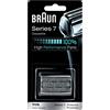 Braun 70S Testina di Ricambio ORIGINALE per Rasoio Elettrico Barba - Compatibile Con i Rasoi Series 7, per una Rasatura Ottima Ogni Giorno, Argento