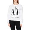 ARMANI EXCHANGE Icon Project, Felpa, Donna, Bianco, L