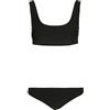URBAN CLASSICS Bikini da Donna Mare, Brassière e Slip a Vita Bassa, Costume da Bagno Donna a Due Pezzi, Colore Nero e Taglie XS - XXL