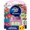 Ambi Pur 3Volution Profumatore Ambienti, 7 Ricariche Elettrico Lenor Portofino.