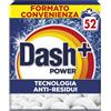 Dash Detersivo Per Bucato In Polvere, 52 Lavaggi, Tecnologia anti residui, rimuove le macchie, efficace a cicli brevi e a freddo