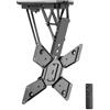 RICOO SE0544 Supporto TV da soffitto Staffa TV 32-55 pollici per 32 40 42 43 48 50 55 pollici pieghevole fino a 30 kg max VESA 400x400