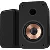 LONPOO LP-42s Diffusori attivi da scaffale, Mini altoparlanti per PC da 30W RMS con connettività Bluetooth, USB, AUX-in, uscita per auricolari, uscite da 3 pollici Woofer