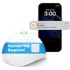 Meross Rilevatore di Acqua Intelligente l'Hub del Sensore di Acqua Richiede un Rilevatore di Allagamento Wireless, IP67 Impermeabile, Allarme Audio Fino a 60db Per Cucina, Bagno, Cantina