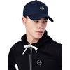Armani Exchange Small Logo Hat Berretto da Baseball, Marina Militare, Taglia Unica Uomo