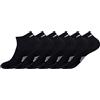 Umbro Fantasmini Uomo e Donna 39-42, Cotone Set di 6, Nero