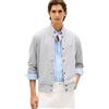 Tommy Hilfiger Uomo Bomber Essential Terry con Chiusura con Bottoni, Grigio (Light Grey Heather), XXL