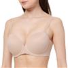 Calvin Klein Donna Reggiseno Push-up Spalline Rimovibili, Beige (Cedar), 3C