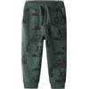 NAME IT Nmmstorm Nreg Sweat Pant Bru Box, Verde bistrot, 116 Bambino