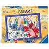 Ravensburger - CreArt Kids 18x24 cm - Art number - Stitch & Leroy - Kit per dipingere con i numeri - A partire dai 7 anni - 25990