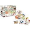 Smoby - Flower Market, Il Laboratorio dei Fiori, 7600350407009, +3 Anni, Crea i Tuoi Fiori, 104 Accessori, Made in France, Versione Italiana