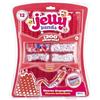 Bizak Jelly Bands Ciliegia, confezione di bracciali profumati per design e personalizzazione, include perline e ciondoli 3D, aroma fruttato e colore rosso, dai 4 anni (63335564-5)