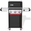 WEBER 1500906 Spirit EP-325 Bbq Barbecue a gas con 3 bruciatori Sear Zone e 2 ripiani laterali, Dotato di termometro digitale