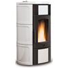 Nordica Extraflame Stufa A Pellet Iside Idro H15 Ventilata Termostufa a Pellet 18 KW-N Colore BIANCO, 4 stelle