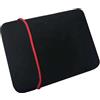 HotYou Custodia-borsa per laptop in neoprene reversibile，35.5×24cm，Compatible with MacBook Pro 14/XPS 15/ThinkPad X1 Carbon 14-15.6 inch Laptops，Nero
