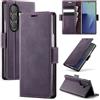 Azororo Cover per Samsung Galaxy Z Fold 7 5G, Premium PU Pelle Custodia, Magnetica Carta Fessura Portafoglio Case, Flip Cavalletto Custodia per Samsung Galaxy Z Fold 7 - Viola