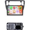 Fiorigo 9 pollici Auto Radio Autoradio GPS Navigation Carplay/Android Player + Telecamera posteriore HD Auto di ricambio per VW UP! e-up! e-Load Up 121 122 123/Seat lbiza lV4 IV IV5 IV ST Sportcoupe 6J 6J1