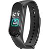 Hoco GA08 - Orologio da polso sportivo Smart Fitness - Avvisi e notifiche - Caratteristiche salute e benessere - 6 modalità sport - Telefoni iOS e Android supportati - Smart Watch unisex