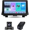 Generico Touchscreen da 9 per Audi Q3 2011-2018, autoradio Android 13 con CarPlay, Android Auto, GPS, Bluetooth 5.0, telecamera posteriore+DVR, WiFi 4G, EQ FM RDS DAB+ (NF-2)