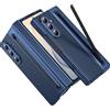 Nshkeji Compatibile con Cover Samsung Galaxy Z Fold 8 Ultra con Penna Custodia | Rigida Effetto Pelle, Protezione Cerniera e Fotocamera, Slot Pennino, Pellicola Frontale HD, Antiurto Antiscivolo