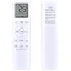TCNOUMT Telecomando di ricambio adatto per TCL ES-AC110 condizionatore Fahrenheit Celsius Convert AC-257 002383 HANTECH H-PRO Air Conditioning-Nessuna funzione di retroilluminazione