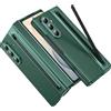 Nshkeji Compatibile con Cover Samsung Galaxy Z Fold 8 Ultra con Penna Custodia | Rigida Effetto Pelle, Protezione Cerniera e Fotocamera, Slot Pennino, Pellicola Frontale HD, Antiurto Antiscivolo