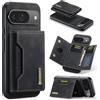 Kainevy Cover per Google Pixel 9 con Portafoglio 8 Porta Carte Magnetica Wallet, Antiurto Anticaduta Protettiva Pelle PU Retrò Custodia Supporto Funzione Case per Donne Uomini (Nera)
