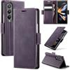 Azororo Cover per Samsung Galaxy Z Fold 4 5G, Premium PU Pelle Custodia, Magnetica Carta Fessura Portafoglio Case, Flip Cavalletto Custodia per Samsung Galaxy Z Fold 4 - Viola