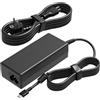 HSXIRQA Caricabatterie USB C da 65 W adatto per HP EliteBook 630 640 645 650 655 660 665 735 745 755 830 835 840 845 850 855 860 865 G5 G6 G7 G8 G9 G1 0 G11 EliteBook x360 1040 1030 1020 Elite Dragonfly