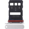 Generico Ricambio compatibile con ZTE nubia RedMagic 10 Pro Try tray Vassoio alloggio porta scheda Dual SIM Card Sim 1 + SLOT SIM 2 slitta lettore (Silver)