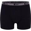 Cotonella Set 6 Boxer Uomo Bianco/Nero Cotone Bielastico Art.2384 (6 Boxer Nero - 7 / XXL)