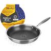 KASANOVA Padella antiaderente 28 cm Tri-ply, Rivestimento nido d'ape, Forno e tutti i piani cottura