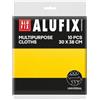 Alufix Economy Salviette multifunzionali per porte/ 30x38 cm/assorbenti/ 10 pezzi/gialle