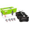 VALEO Imbottiture per freni Expert 301463A, Set di 4 imbottiture, Asse posteriore, Completamente dotato di accessori montati - Certificate ECE-R90